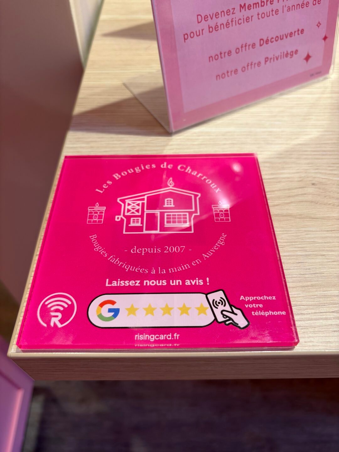 IMG_6248 Plaque connectée NFC personnalisée