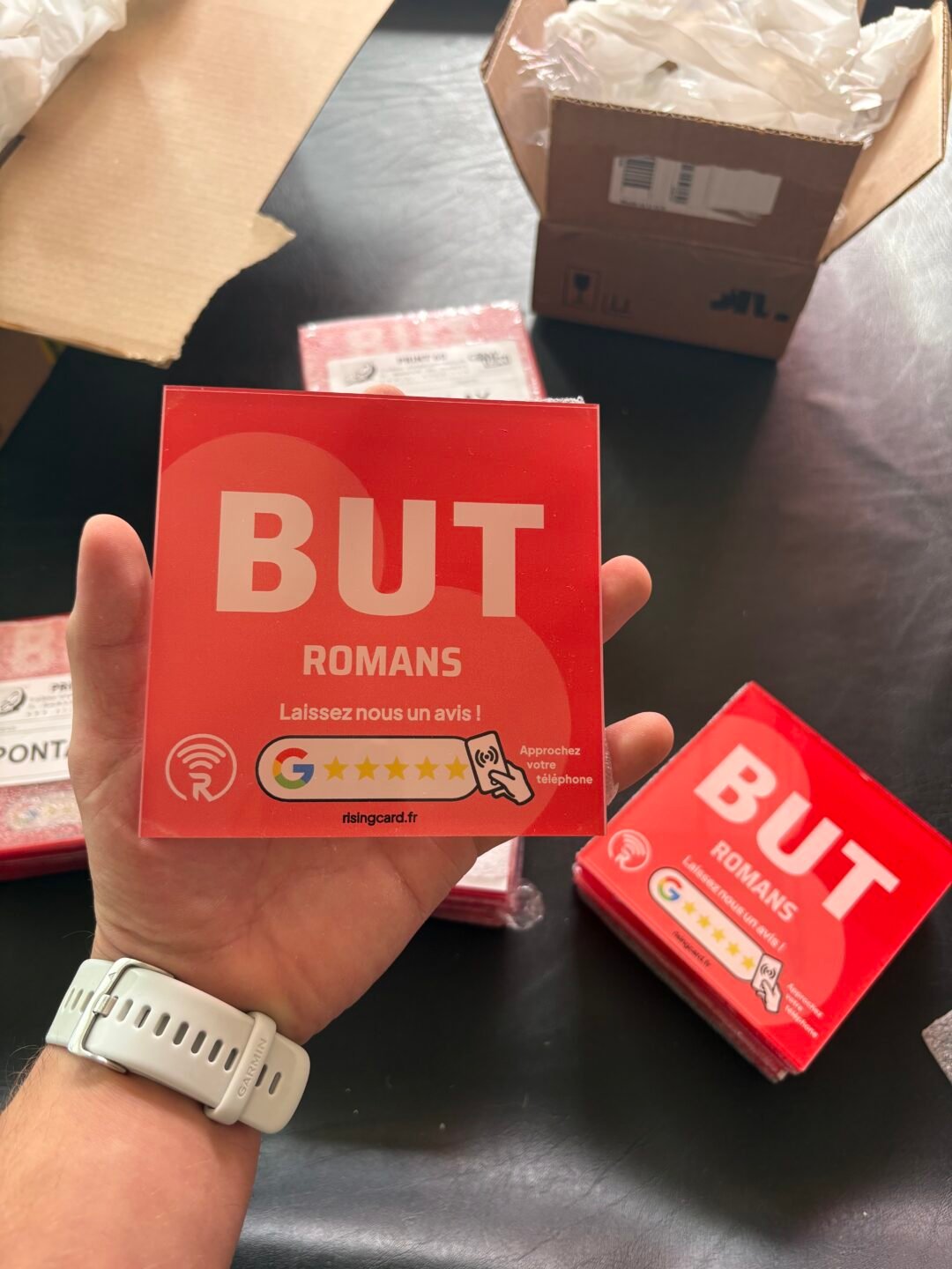 IMG_8169 Plaque connectée NFC personnalisée